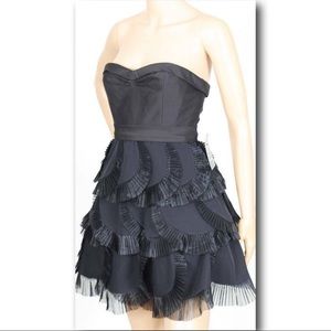 BCBG MaxAzria Black Strapless Dress